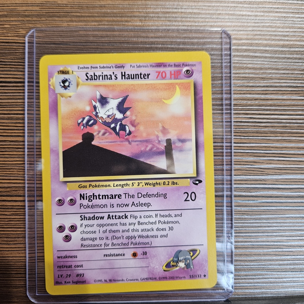 Pokemon Sabrina's Haunter 55/132 Trading Card